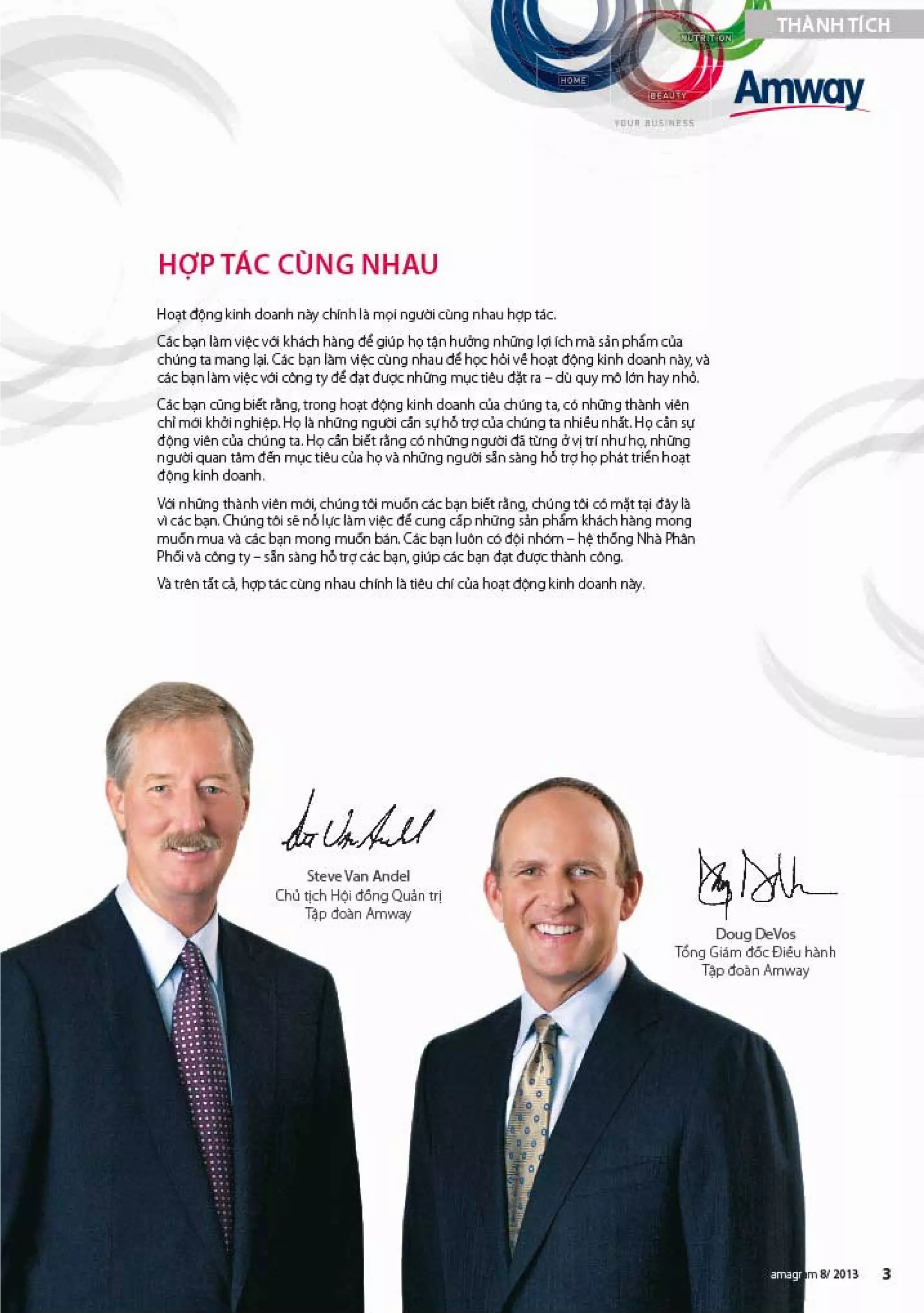 Amagram amway Viet Nam 8 2013 part1