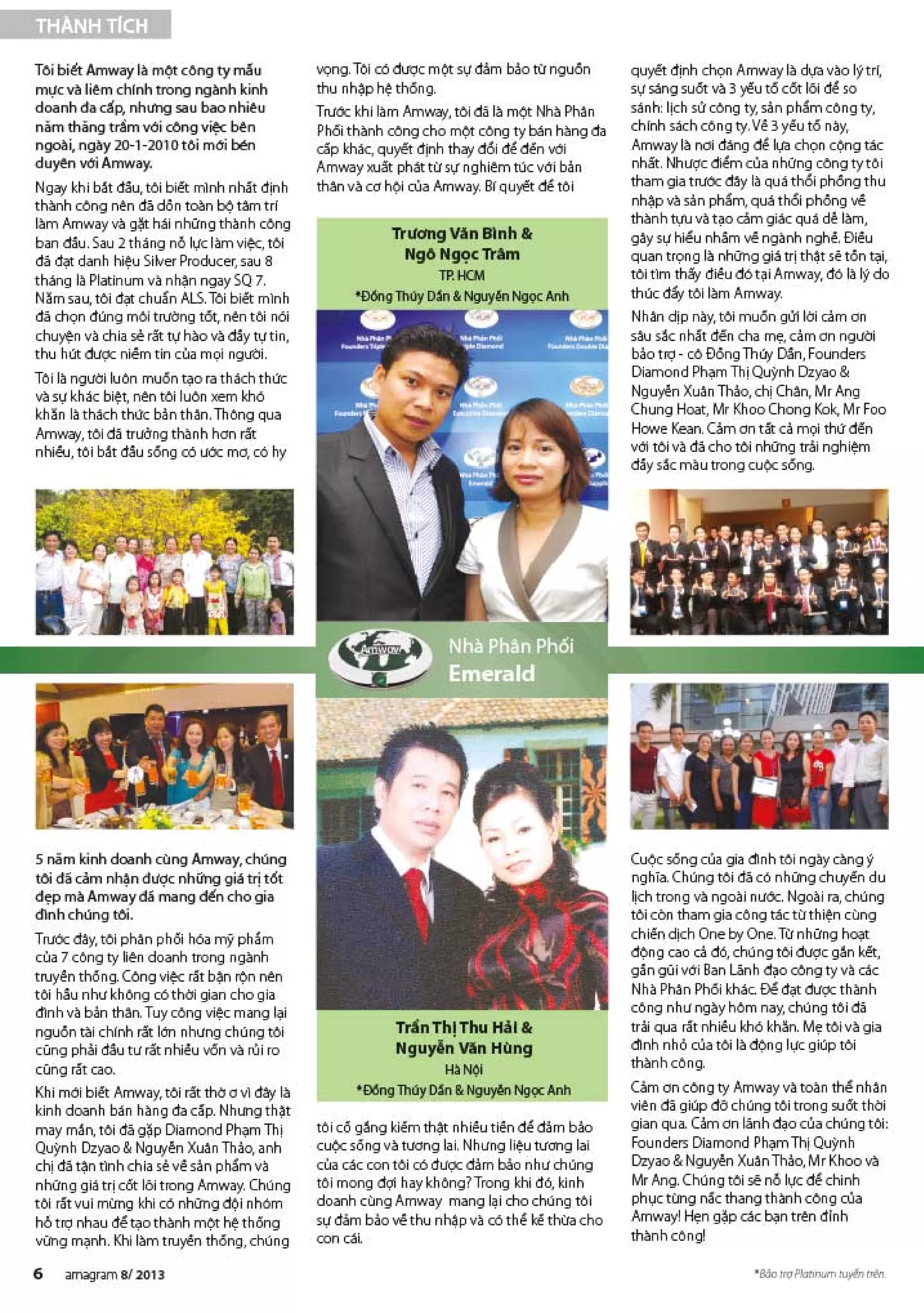 Amagram amway Viet Nam 8 2013 part1