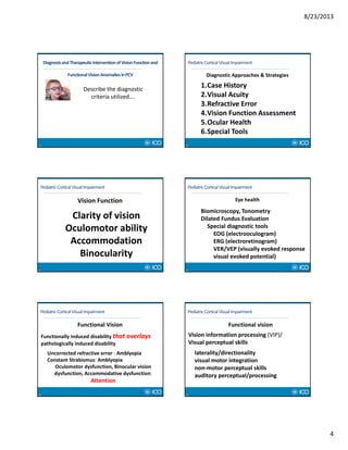 Pediatric Cortical Visual Impairment | PDF