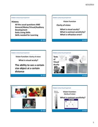 Pediatric Cortical Visual Impairment | PDF