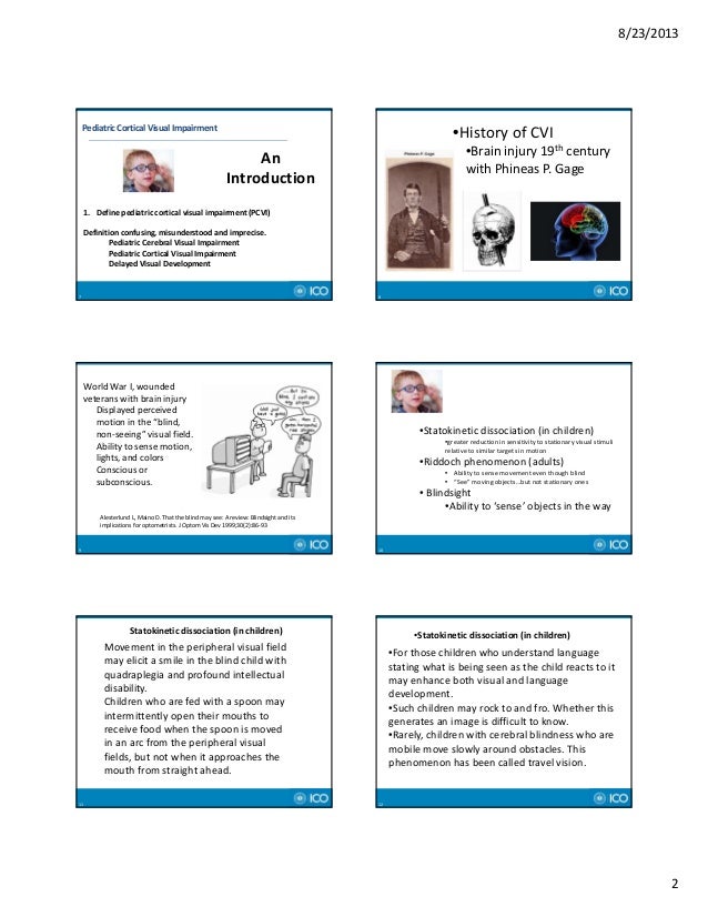 Pediatric Cortical Visual Impairment