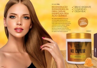 12312312312312312312312312312322323231232323123123123231231233123231232123123312333231233323123123222312
LINHACAPILAR
12212212222122122221222221221 2
MEL CAPILAR AMAKHA é enriquecido
com mel e geleia real que possuem
propriedades nutritivas que reconstroem
a fibra capilar danificada pela ação química,
conferindo um brilho radiante. Também
possui em sua fórmula o colágeno,
que atua na reposição hídrica dos fios,
aumentando a sua resistência, resultando
em cabelos mais fortes e saudáveis.
Mel Capilar 500g
RREECCONSSTTRRUUÇÇÃÃOO
INSSTTAANTÂÂNEEAA DDAA
RECCONSTRUÇÇÃÃOOTR
FFIIBBRRAA CAPIILLAARR
DANIFICADAA PELAA
AAÇÇÃÃOO QQUUÍÍMMMIIICCAA
DANIFICADA PELD
BBBBRRRRRRIIILLLLHHHHHOOOO RRRAAAAAAADDDDDDIIIIAAAANNNNTTTTEEEEEE
CCCOOOOLÁÁÁGGEENNNNOOOO
GGGGGEEEELLLLLEEEEIIAAAA RRRREAALL
303052C
 