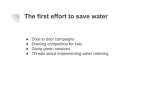 Saving water the right way! - Amal Padmanabhan & Ajith Panicker