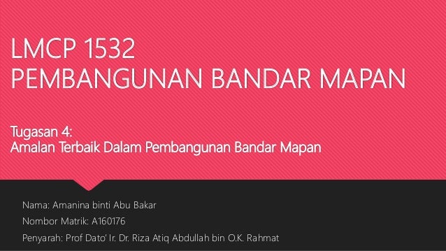 Amalan Terbaik Bandar Melbourne Australia Dan Ipoh Perak Malaysia