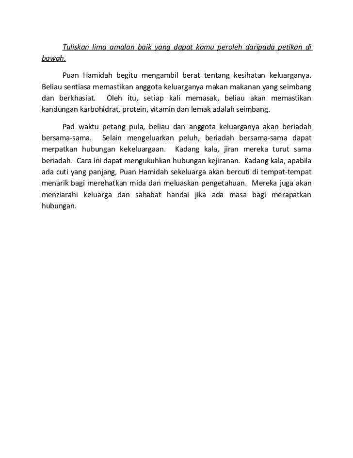 Amalan baik bahagian c belum bincang