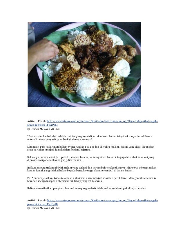 Amalan gaya hidup sihat