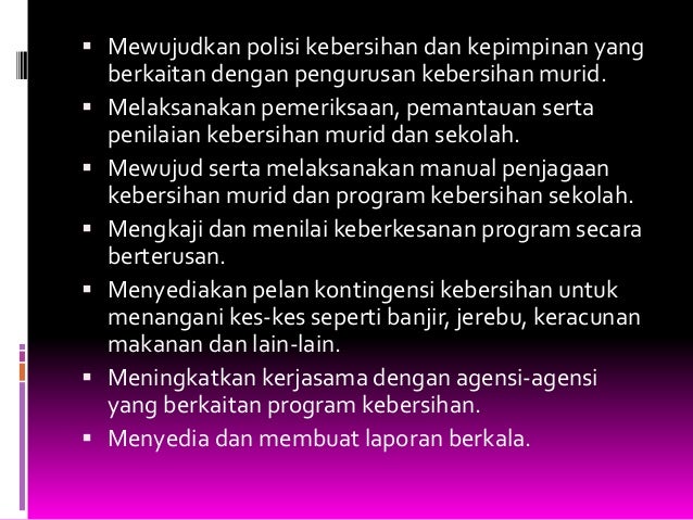 Amalan Kebersihan Sekolah