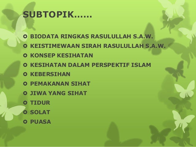 amalan kesihatan di rumah berdasarkan sirah rasalullah s 2 638