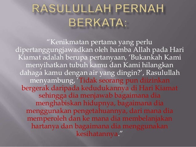 Amalan kesihatan di rumah berdasarkan sirah rasalullah s