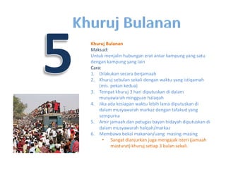 Silaturrahimkhususi, kepada yang tidakhadir (sakit– haknyaditengok, sibuk – haknyadibantu, safar– hakkeluarganyadikunjungidll)
