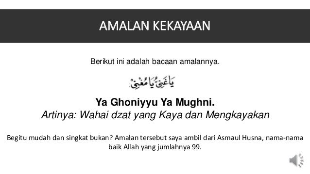 Amalan Kekayaan Ampuh Ini Memudahkan Anda Raih Rezeki