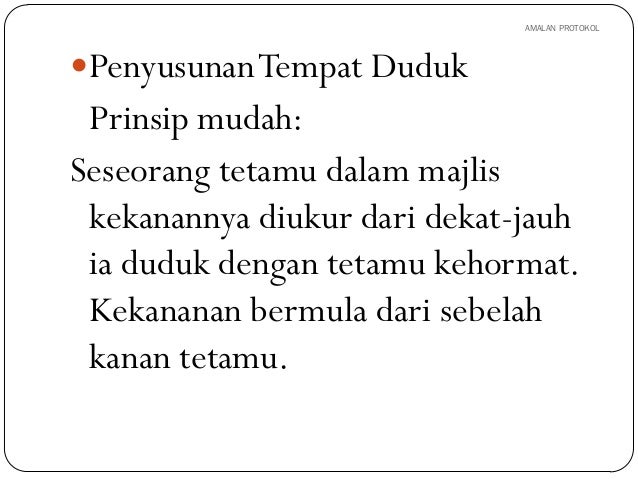 Amalan protokol sekolah