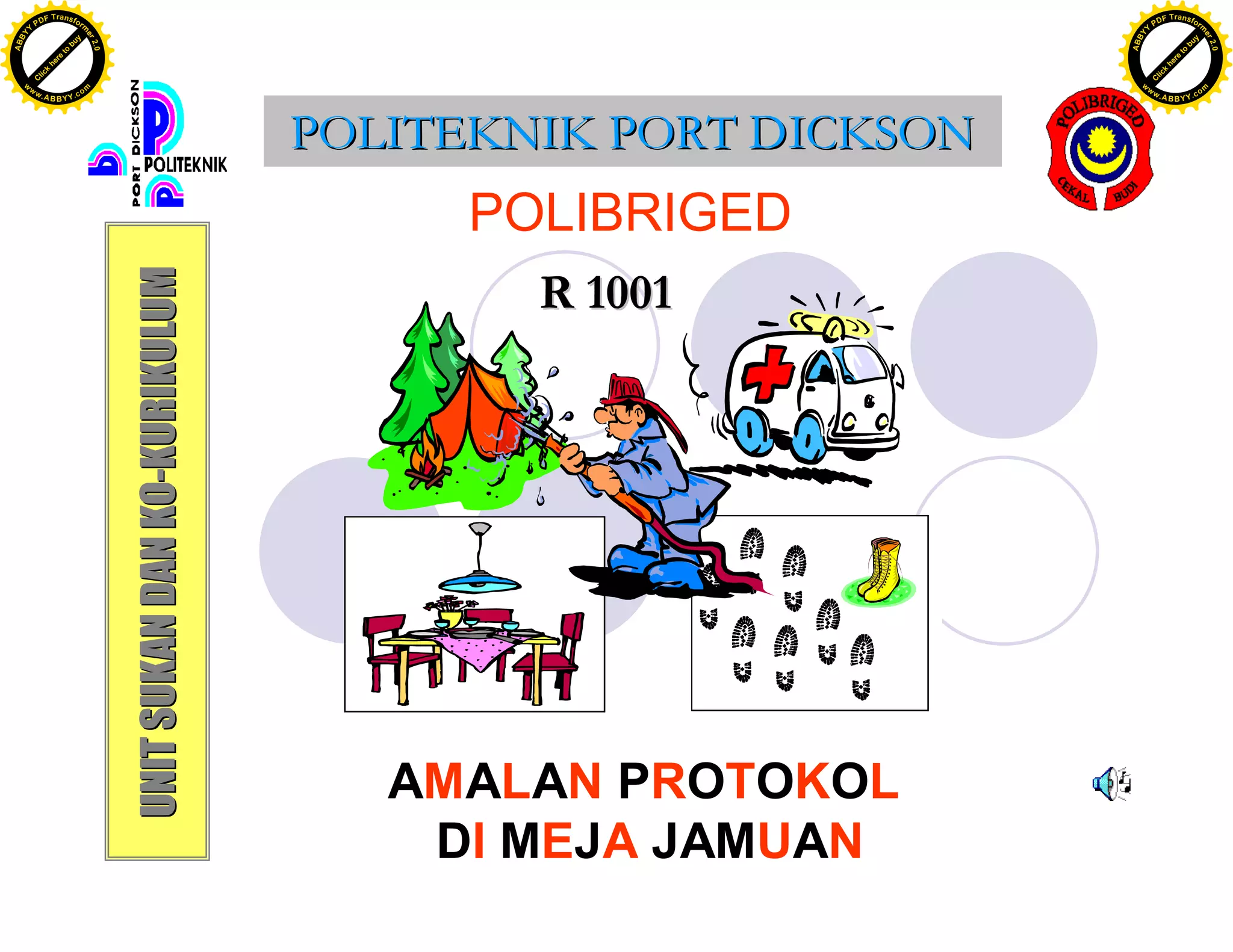 Amalan Protokol Di Meja Jamuan | PDF