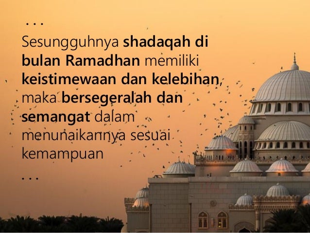 Presentasi Amalan Puasa Ramadhan - Presentasi.net