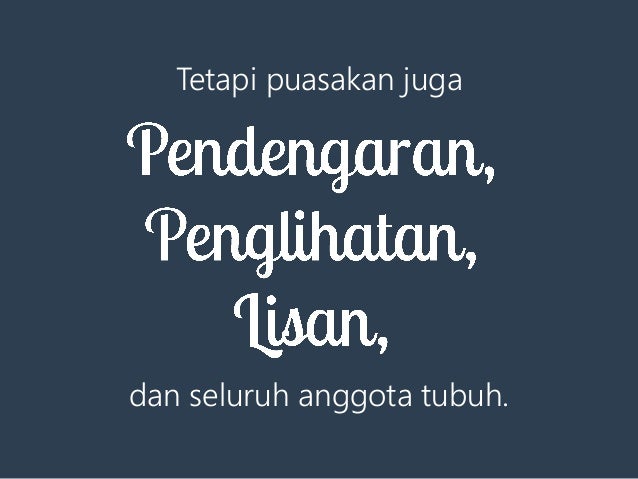 Presentasi Amalan Puasa Ramadhan - Presentasi.net