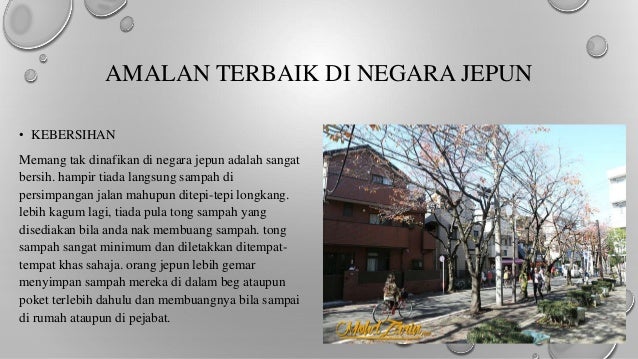 Amalan Terbaik Di Jepun Dan Kota Bharu