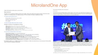 MicrolandOne App
 
