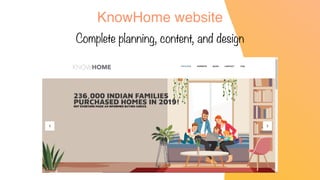 KnowHome website
Complete planning, content, and design
 