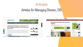 Articles
Articles for Managing Director, CIS
 