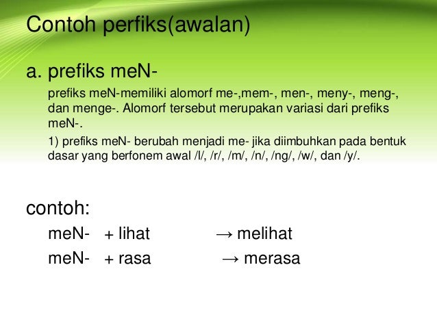 Kata Dan Pembentukan