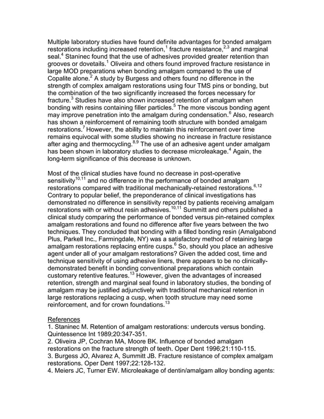 Amalgam/ rotary endodontic courses by indian dental academy PDF