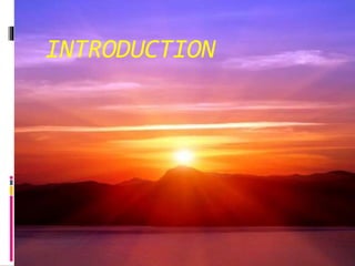INTRODUCTION
 