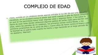 COMPLEJO DE EDAD 
 