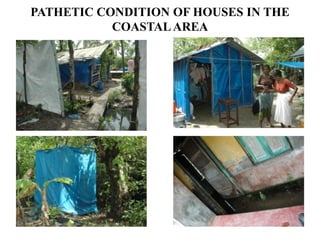 PATHETIC CONDITION OF HOUSES IN THE
           COASTAL AREA
 