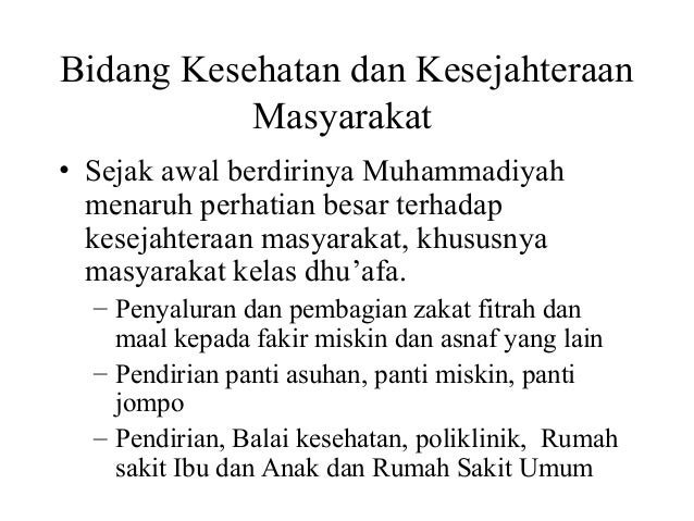 Amal Usaha Muhammadiyah Kedudukan Dan Fungsinya