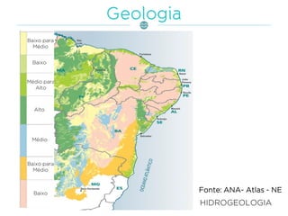Fonte: ANA- Atlas - NE
HIDROGEOLOGIA
 