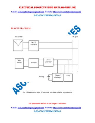 A Management of power flow for DC Microgrid with Solar and Wind Energy ...