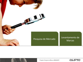 Pesquisa de Mercado Levantamento de Marcas 