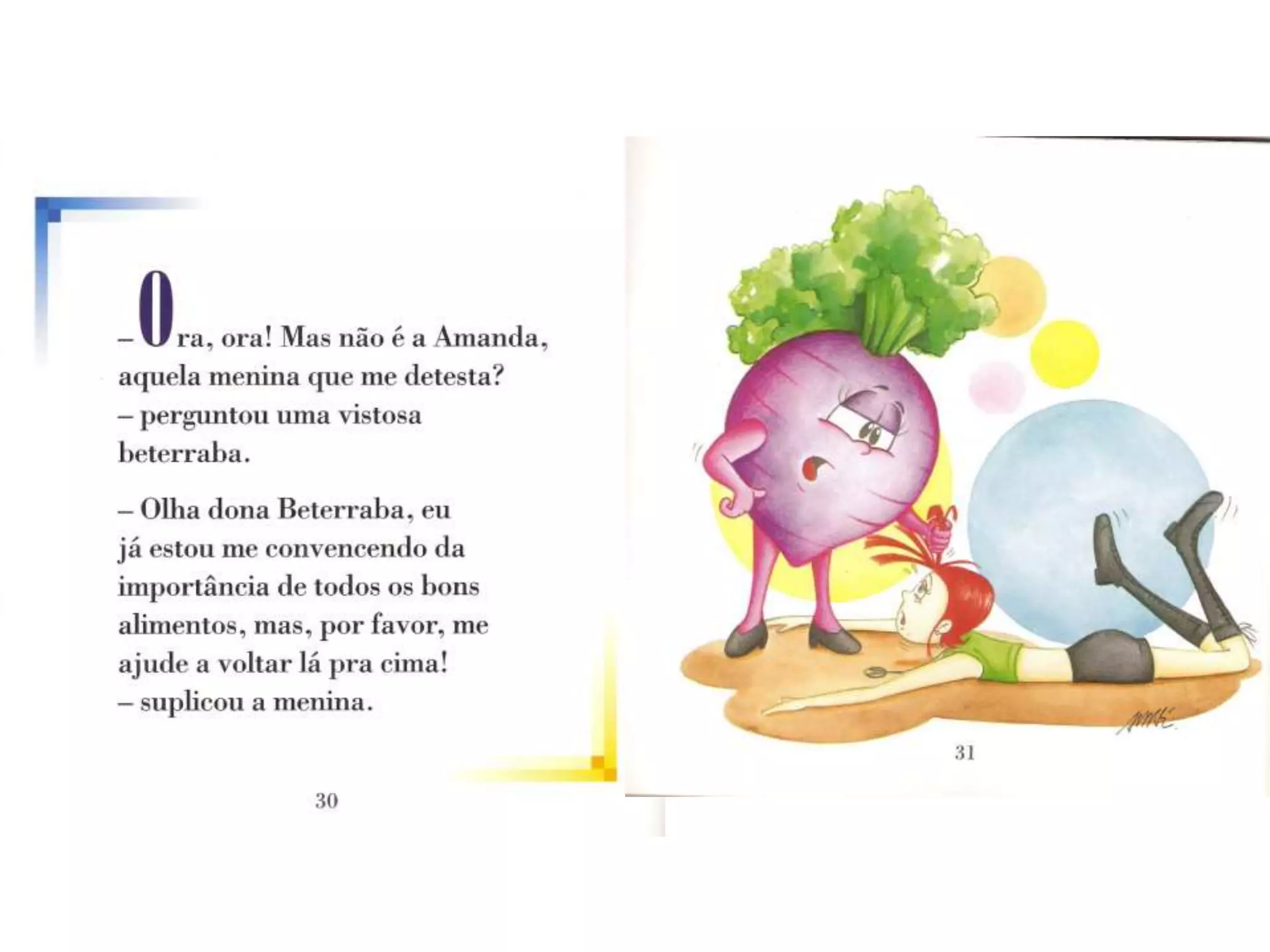 Amanda no pais das vitaminas