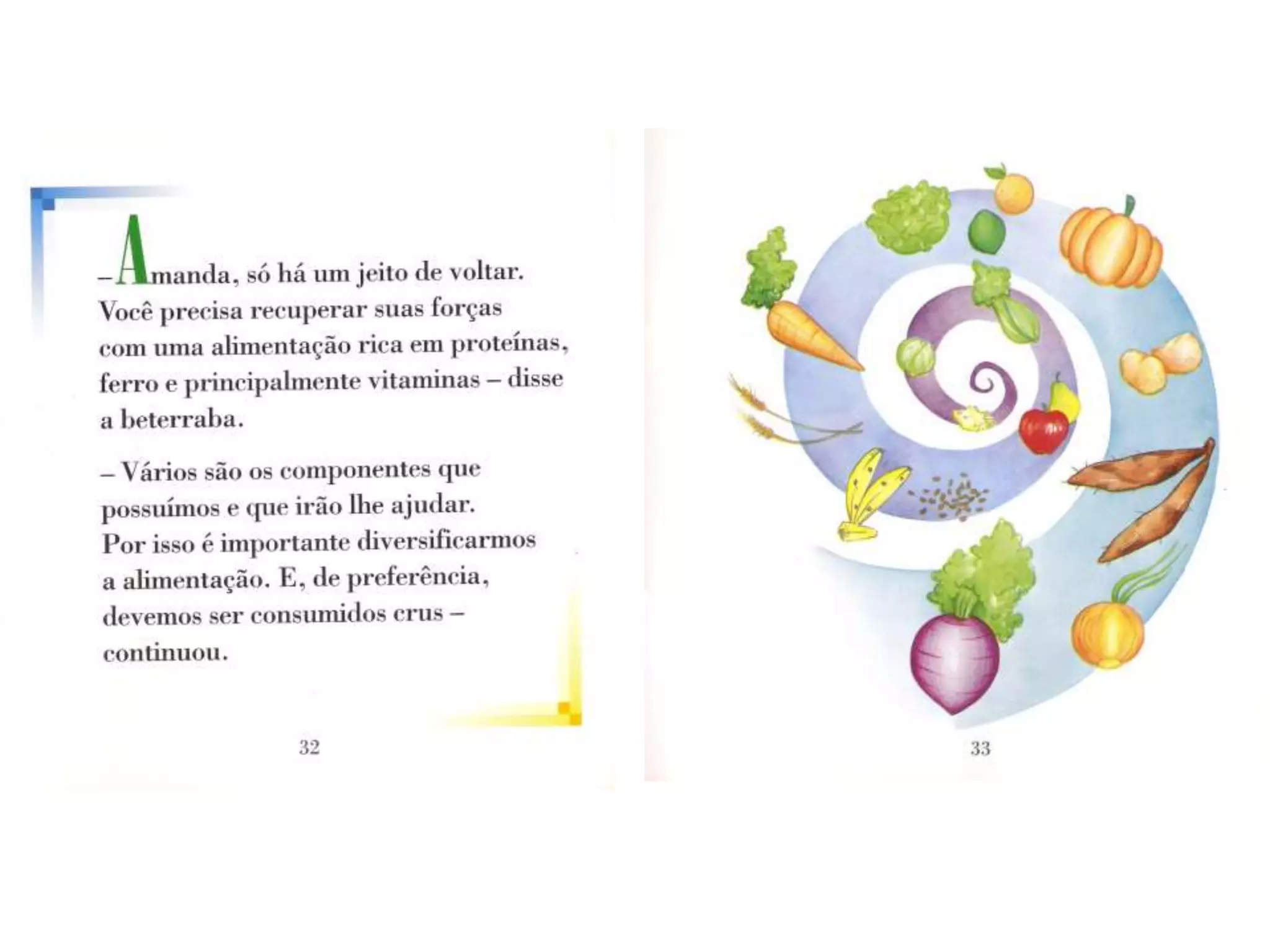 Amanda no pais das vitaminas