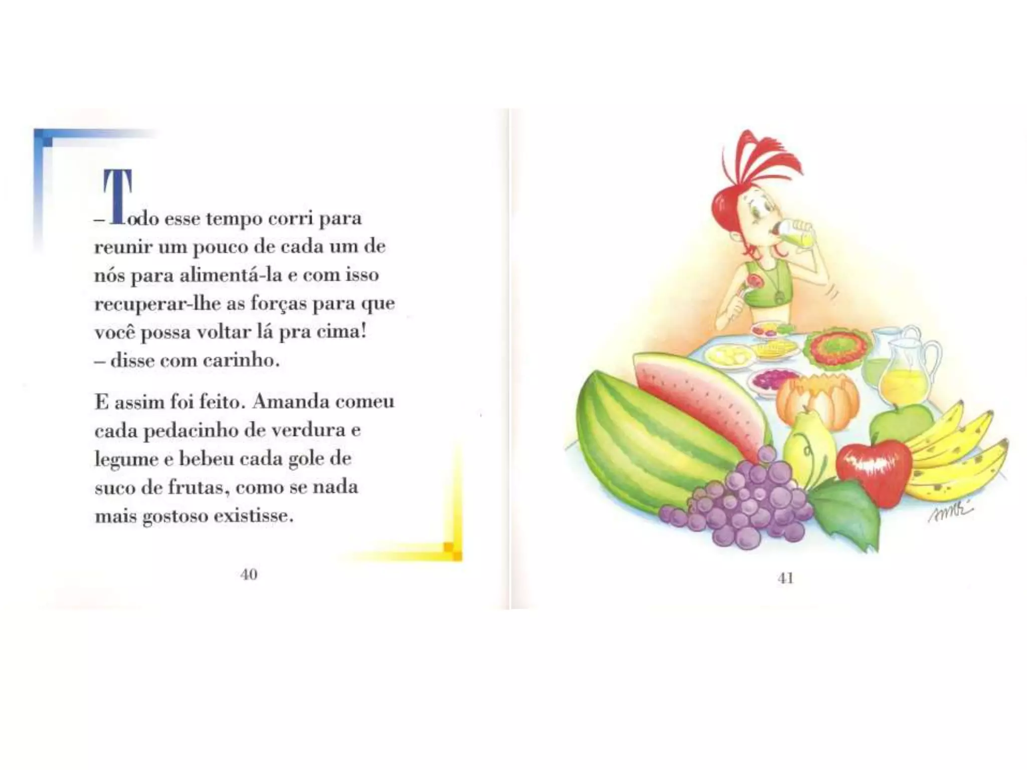 Amanda no pais das vitaminas