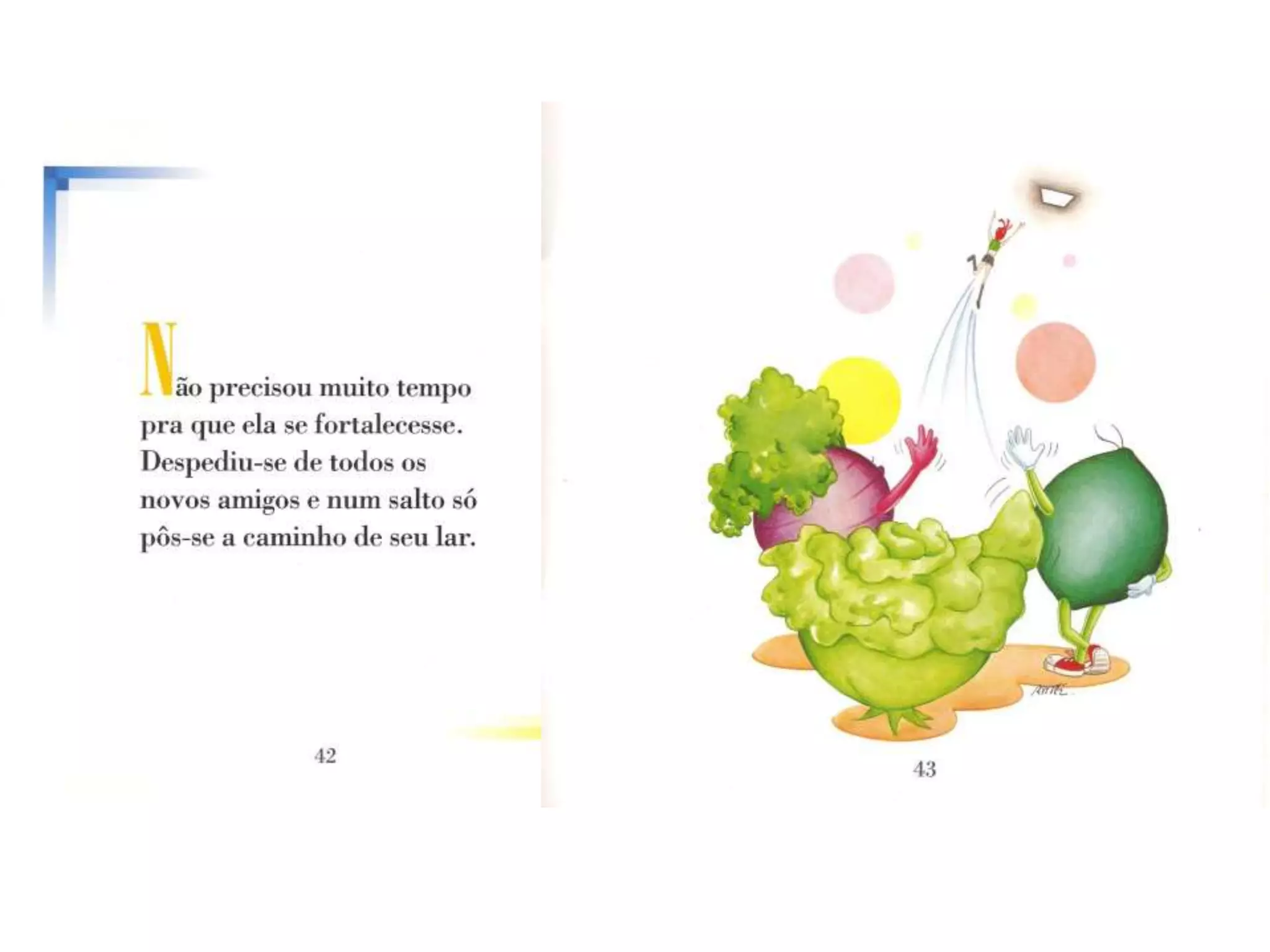 Amanda no pais das vitaminas