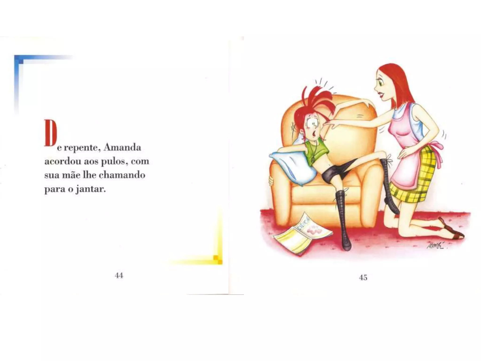 Amanda no pais das vitaminas