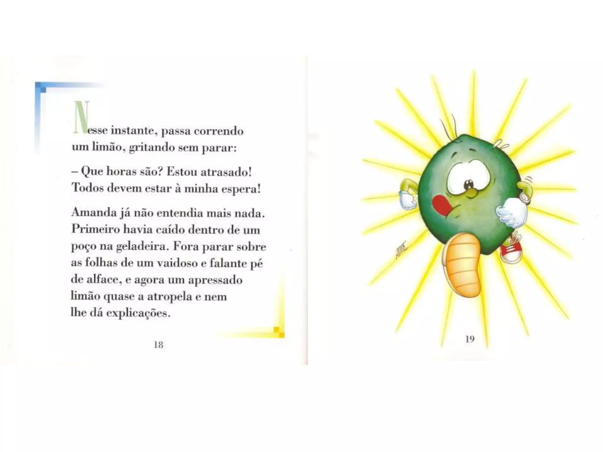 Amanda no pais das vitaminas