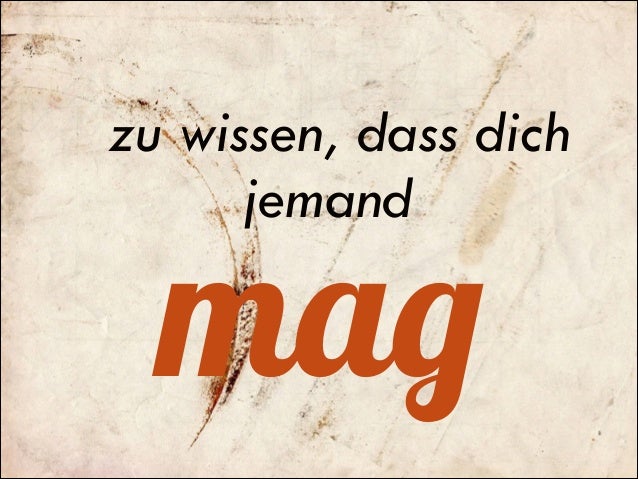 Dich an jemand denkt 6 Echte