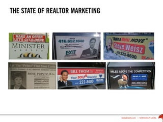 THE STATE OF REALTOR MARKETING
 