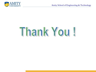 Amity School of Engineering & Technology
 
