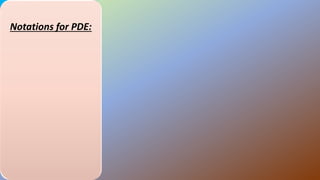 Histroy of partial differential equation | PPTX
