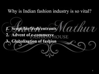Aman Mathur fashion designer - Fashion Entrepreneurship | PPTX
