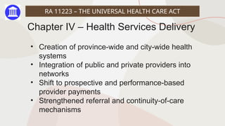 Ra 856 Comprehensive Overview of RA 11223 Universal Health Care Act and PD 856 ...