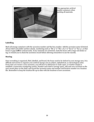 A manual for a small archives | DOC