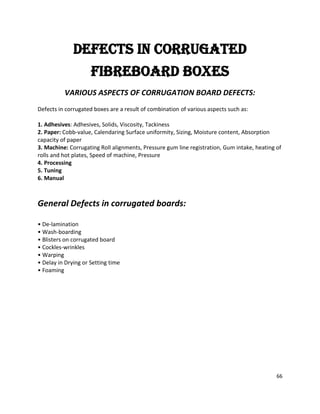 Carton Defect A Manual on Corrugated Fiberboard Boxes | PDF
