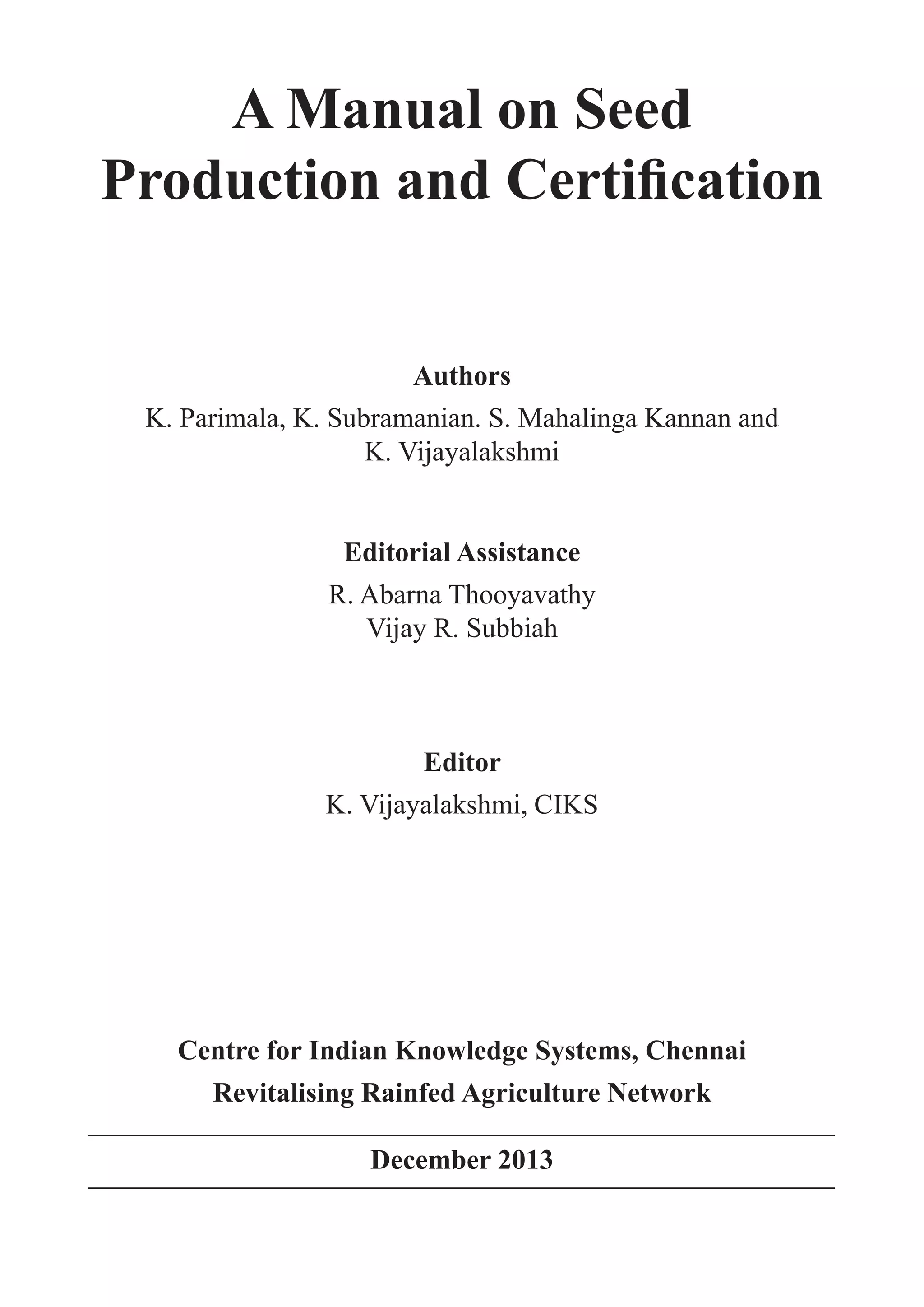 A Manual on Seed Production and Certification.pdf