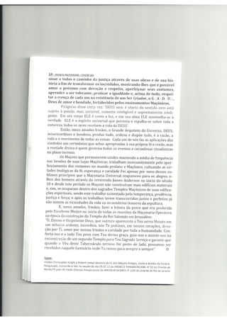 A maçonaria e seus conceitos espirituais