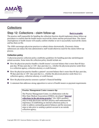 Ama prepare that claim taking an active approch to the claims ...