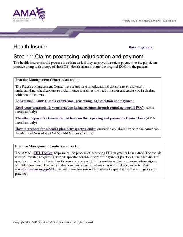 ama prepare that claim taking an active approch to the claims manag ama form